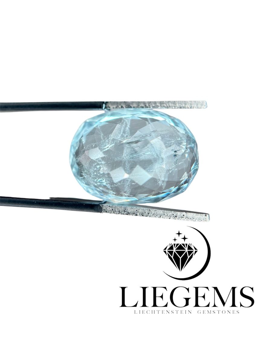 Edelsteine: Unbehand. 7.34 ct Aquamarin Edelstein – Neu (gemäss Beschreibung) aus Mauren von LieGems 3