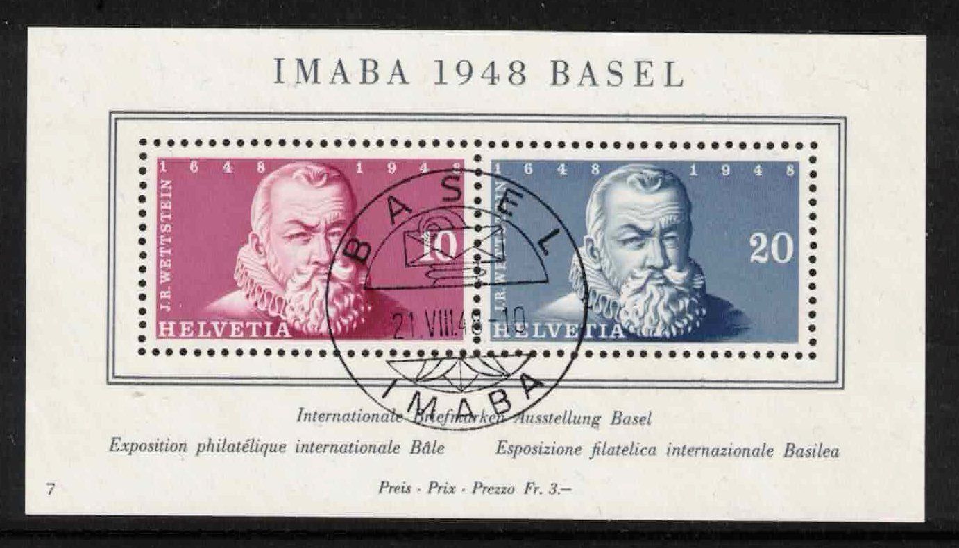 Tutti i francobolli: 1948 Imaba Block W31 mit ET-ʘ – Nuovo (secondo la descrizione) da Nuglar venduto da Stamp88