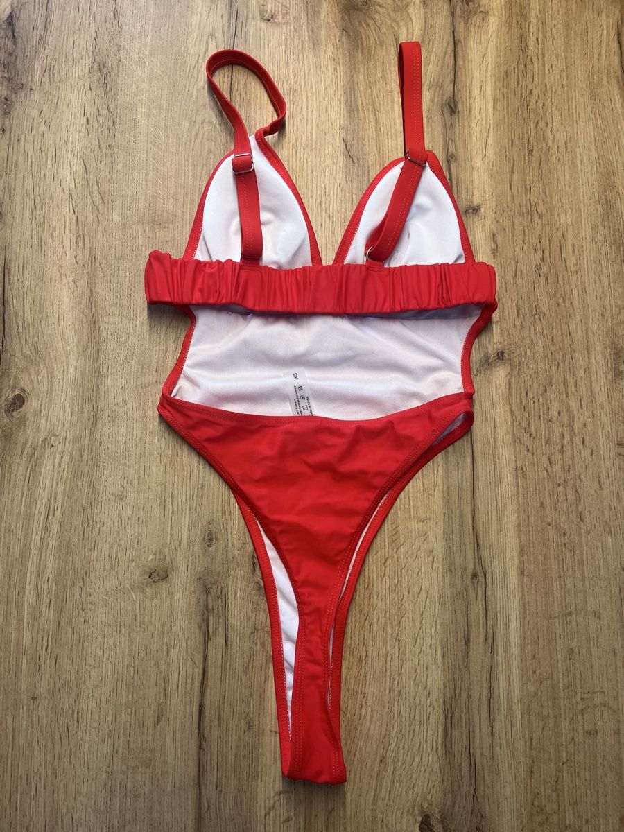 Badekleider & Bikinis: Roter Badeanzug Gr. XS – Neu (gemäss Beschreibung) aus Cunter von tiramisuuu_ 1