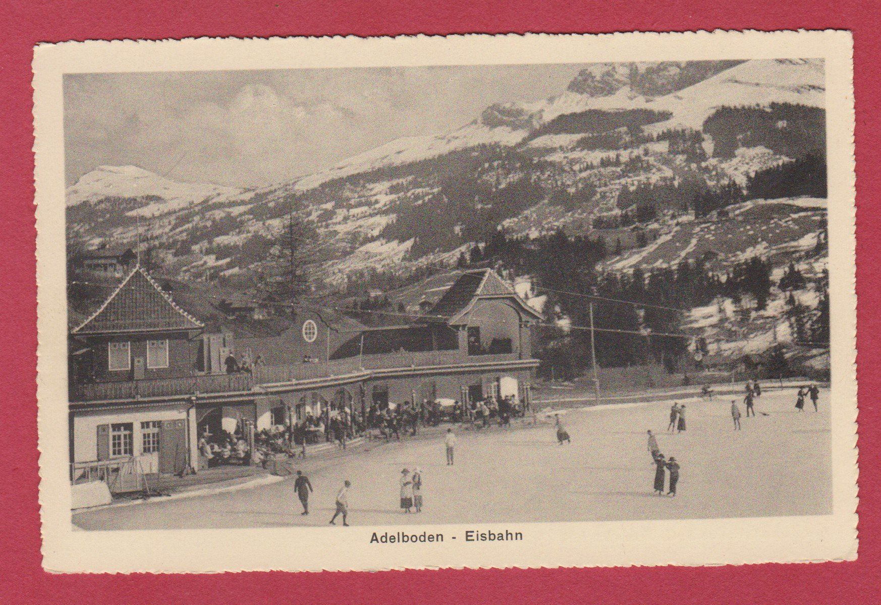 Cartes postales: Adelboden  Eisbahn   -   alte Ansichtskarte ** – D'occasion à Vitznau par Ropaku