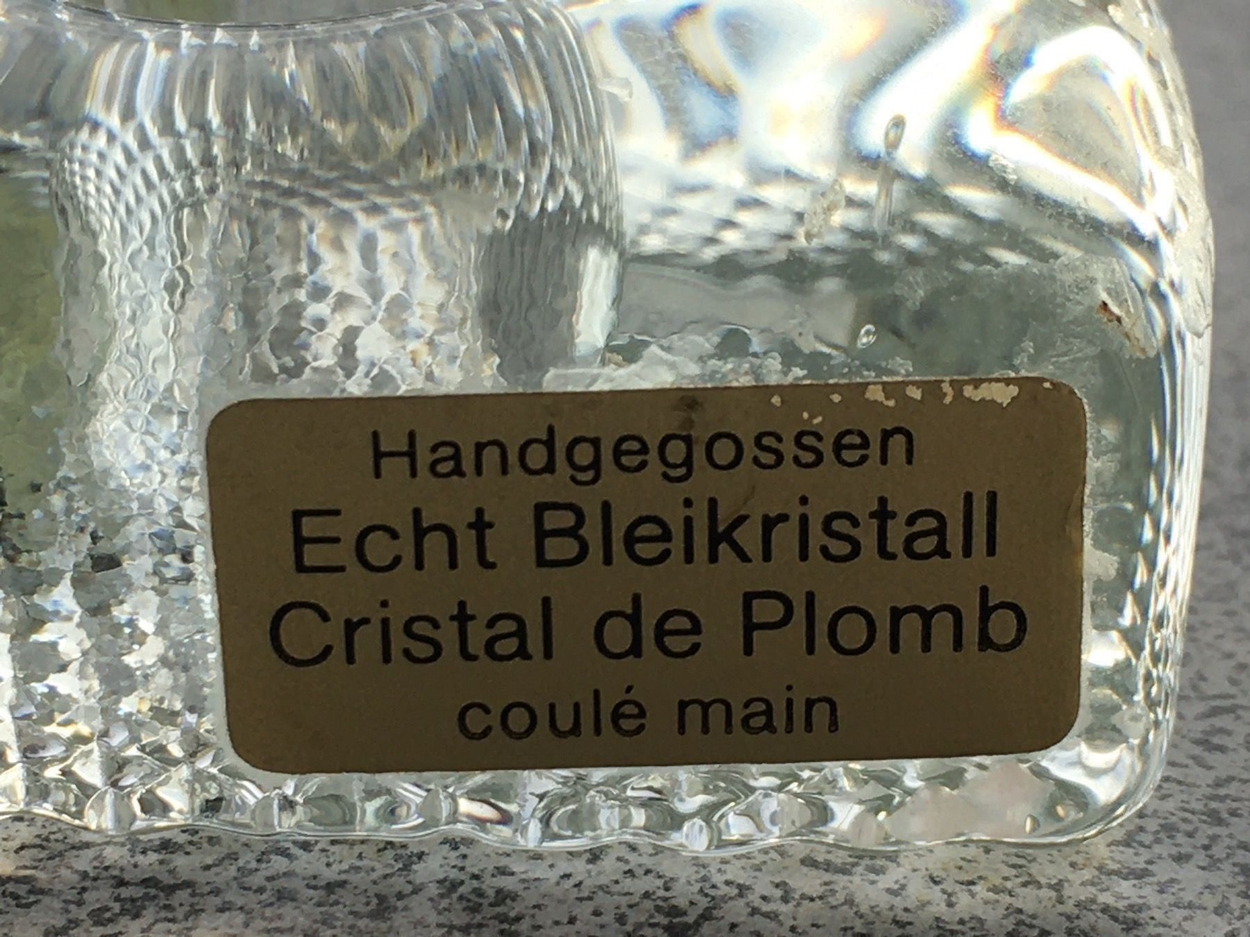 Portacandele: 4 Stk. Kerzenständer Bleikristall – Usato da Bauma venduto da Budgerigar 3