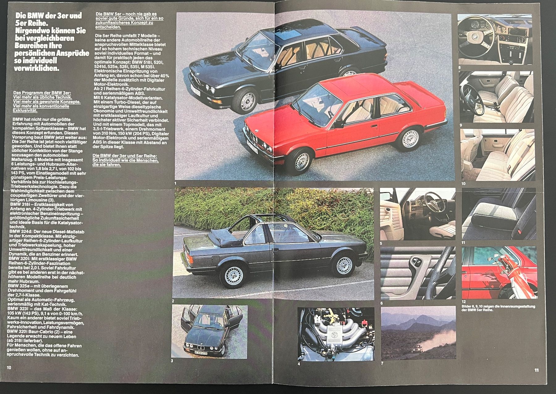 BMW Documenti: BMW Programm 1985 Prospekt – Usato da Thun venduto da Cravatte 2