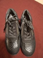 Gabor Lederschuh, Gr. 38, schwarz, neu