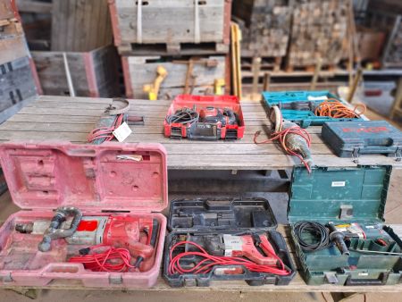 6x Profi-Werkzeuge im Set (Hilti/Bosch)