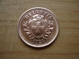 (N1) 1 Rappen  1924  UNZ-