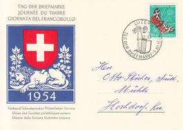 TdB 1954 Luzern, Karte mit SST S. 371