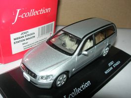 Nissan Stagea Station Wagon silber ° J-collection 1:43