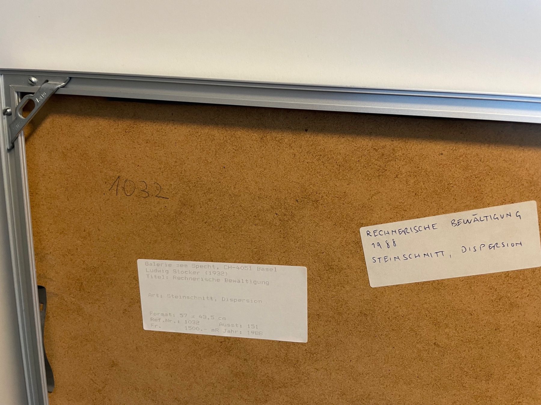 Foto & Immagini: Ludwig Stocker, Rechnerische Bewältigung – Usato da Oberwil BL venduto da sut_k99k 2
