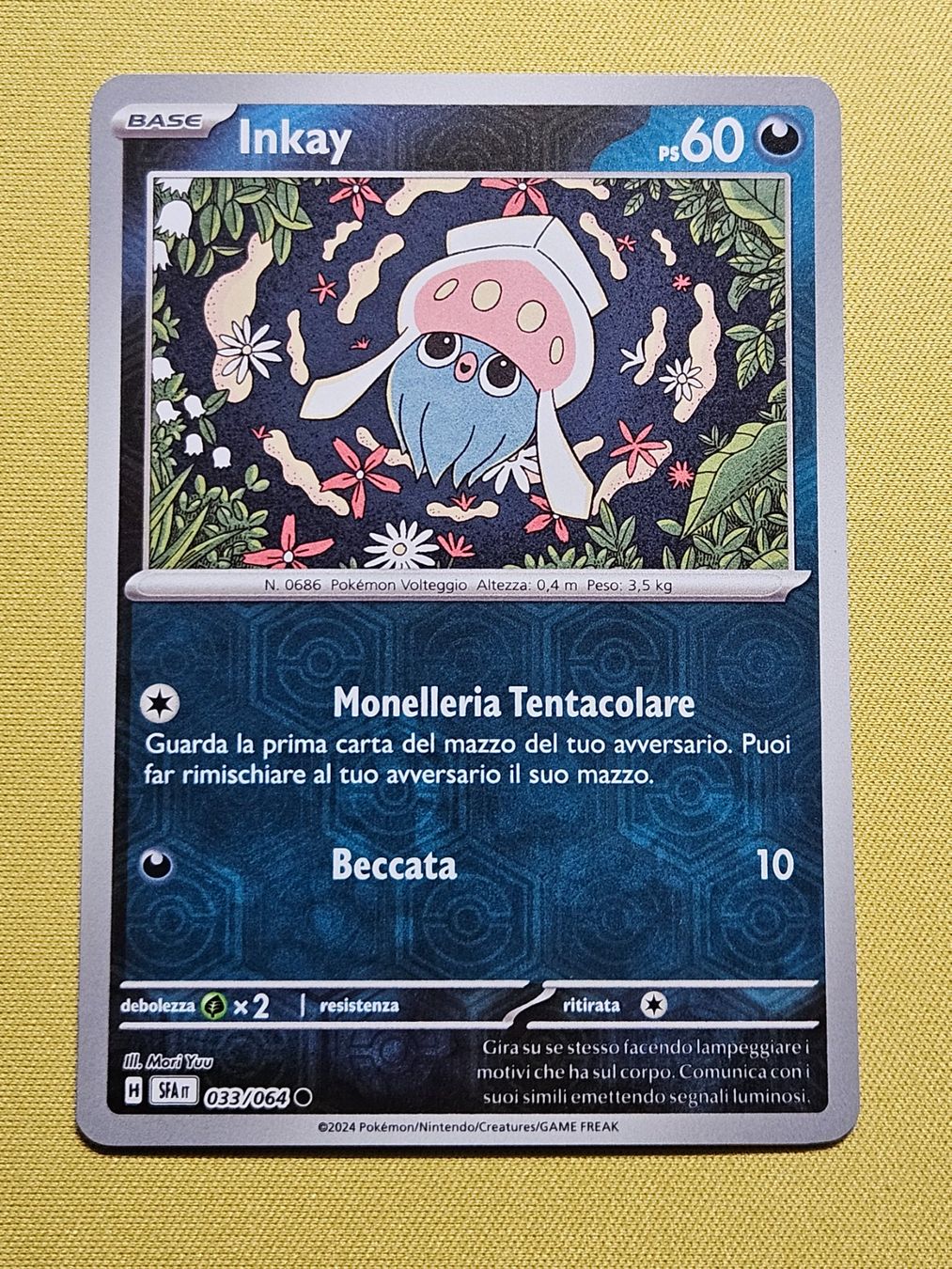 Pokémon Sammelbilder & Trading cards: SFA Shrouded Fable - Inkay 033/064 IT – Gebraucht aus Bellinzona von Pokemarco