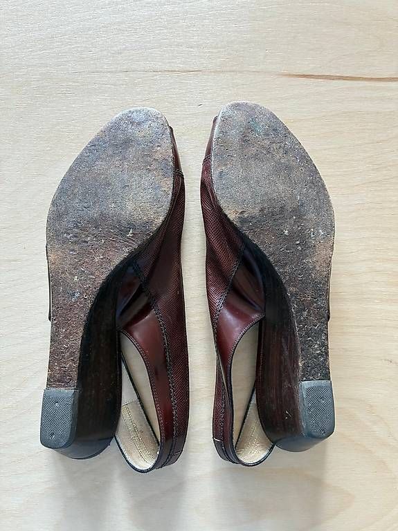 Bally Chaussures femmes: Bally Lederschuhe Gr. 41 rot-braun – Neuf (Voir description) à Zürich par paz03 1