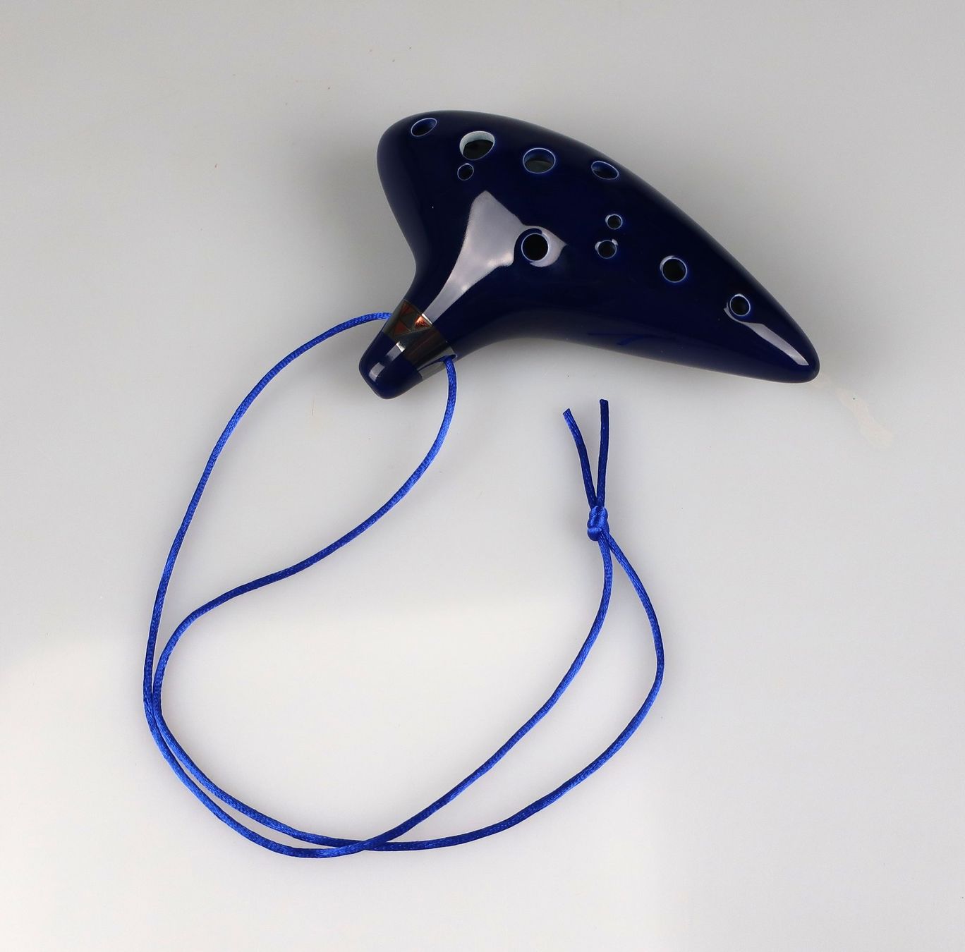 Strumenti musicali: Dunkelblaue Okarina Ceramic 12-Loch – Usato da Volketswil venduto da brockipfannenstil 3