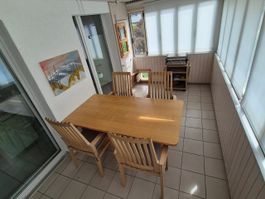 Esstisch mit 4 Stühlen Eiche massiv L x B 1720 x 900