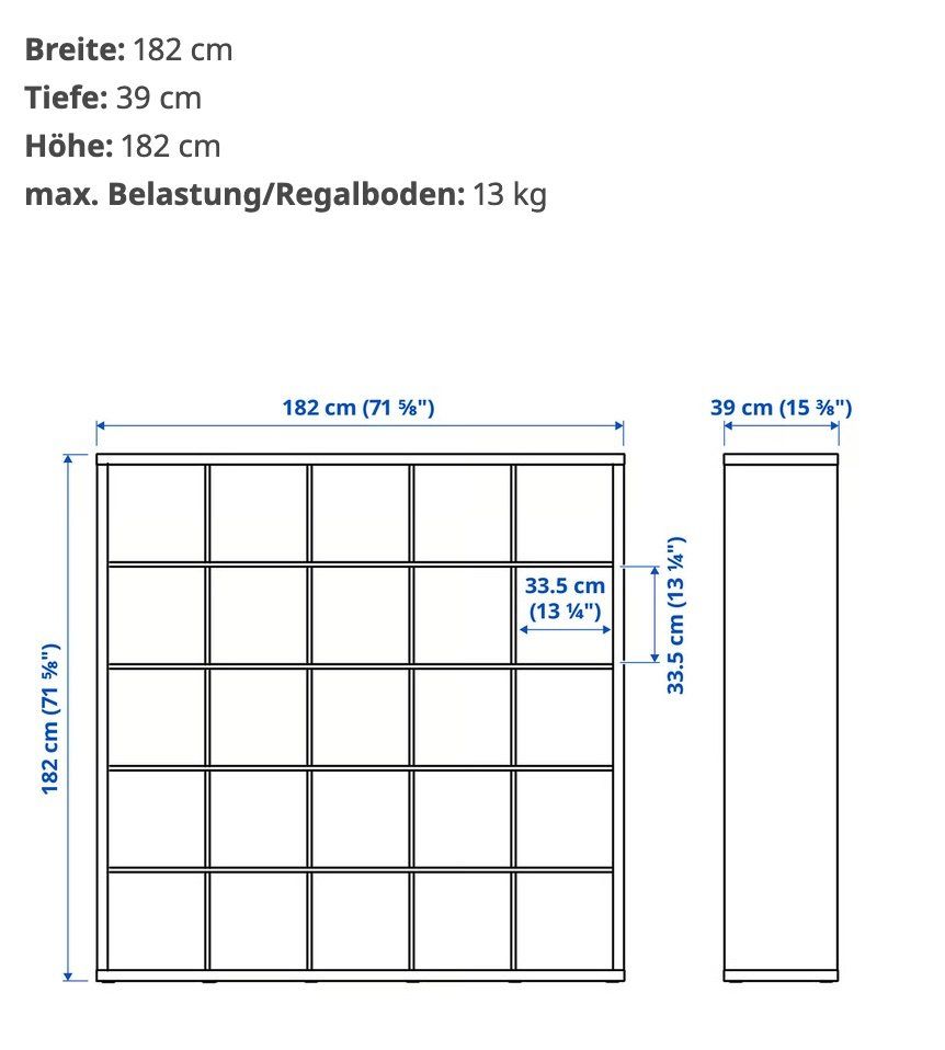 Ikea Scaffali: Regal Kallax 5x5, Gestell – Usato da Winterthur venduto da meinweinkeller 3