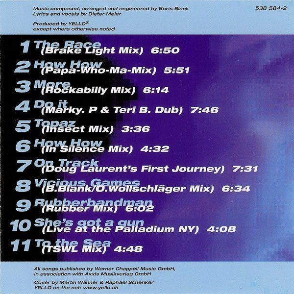 CD: Yello – Eccentrix Remixes - b – Usato da Brittnau venduto da Zibu 4