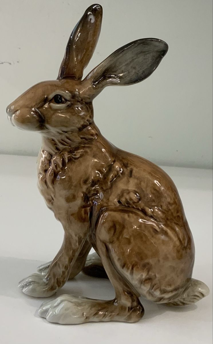 Statuette: Lièvre brun by Goebel – Usato da rolle venduto da Tontonjulot