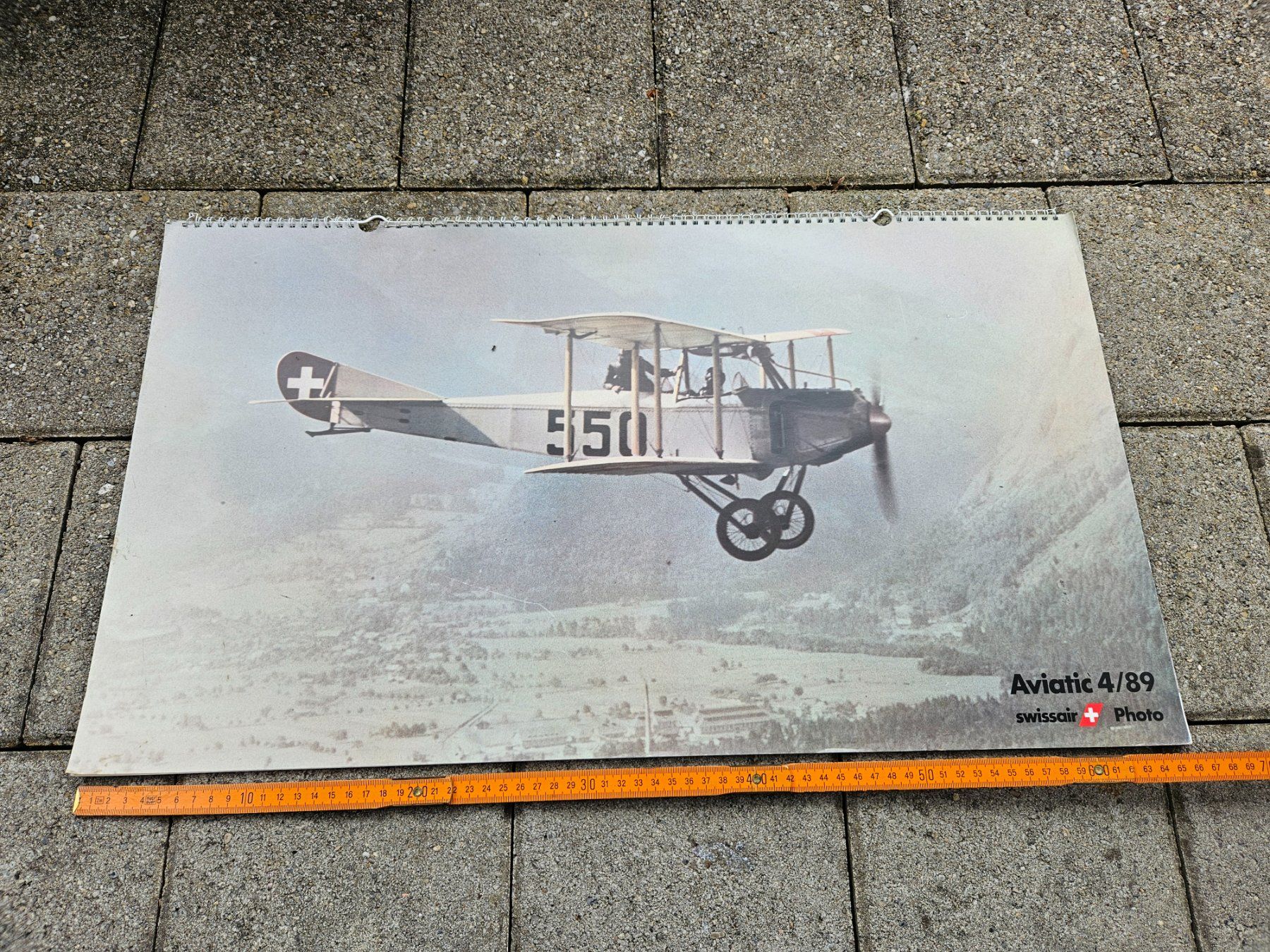 Calendari: 6 Stück Swissair Aviatic Kalender – Usato da Haslen GL venduto da Sandra40 4