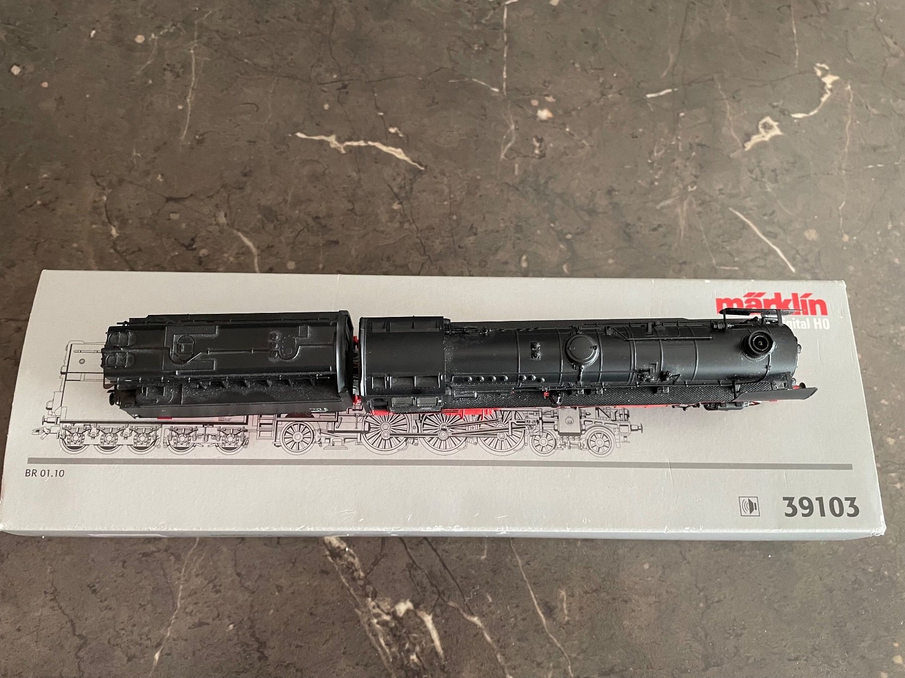 Märklin Modellini di ferrovie: Marklin 39103 Dampflok BR01.10 Digital Sound – Nuovo (secondo la descrizione) da Hauterive NE venduto da eriamch 1