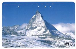 Matterhorn - Schweiz Motiv auf Japan Telefonkarte