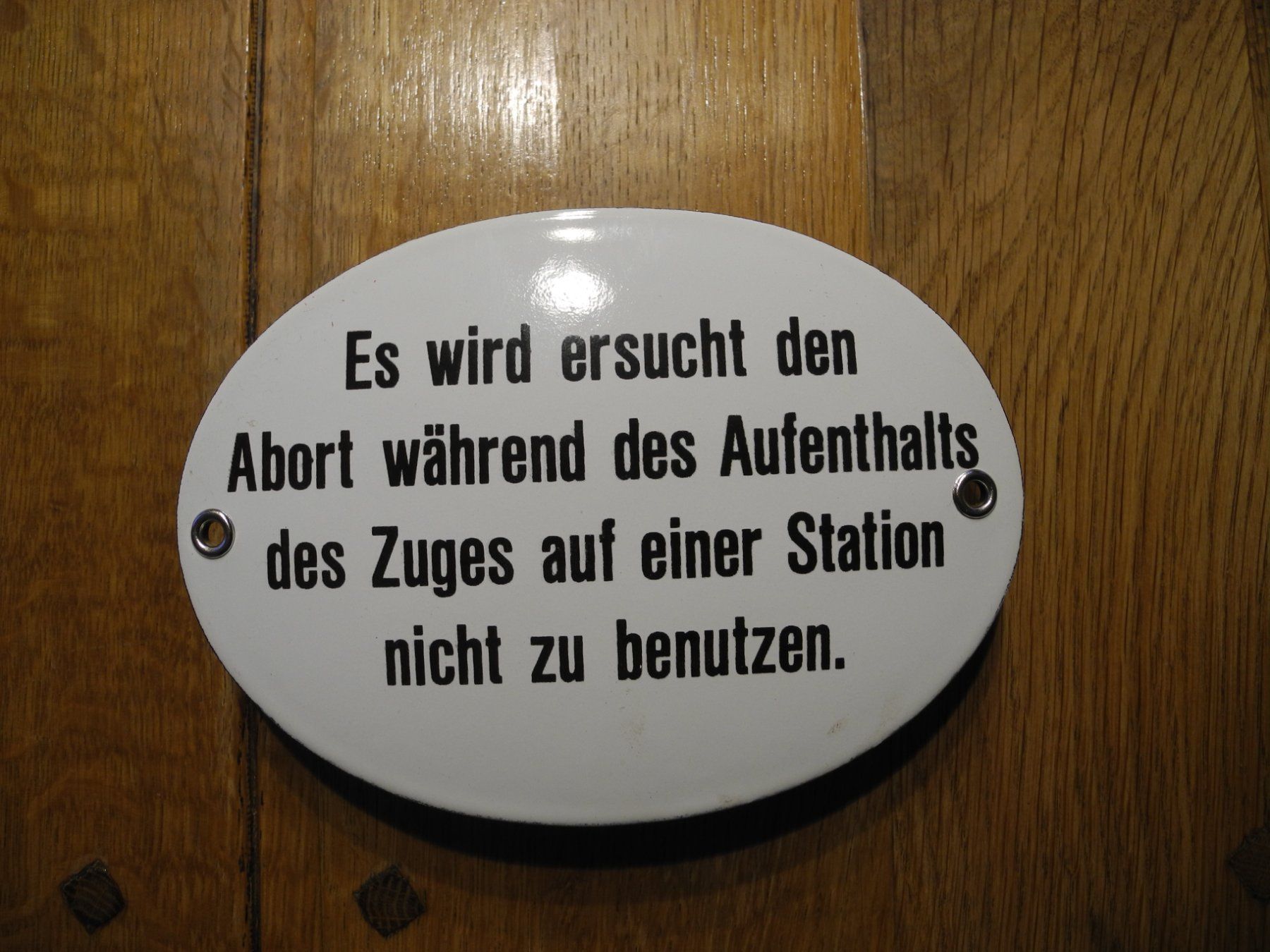 Ecriteaux: BAHN EMAILSCHILD – D'occasion à Reinach AG par Huckleberrysix
