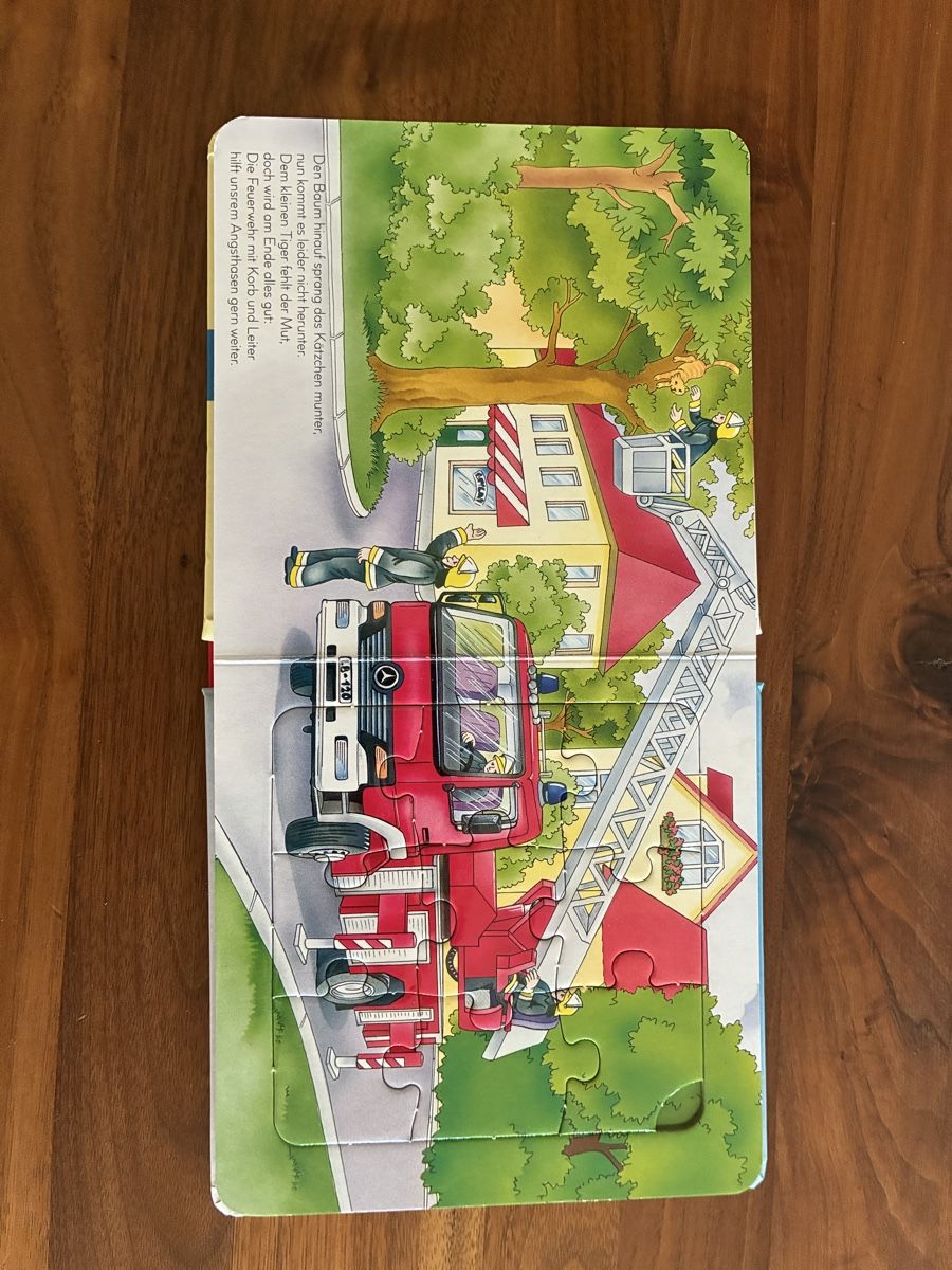 Puzzles: Feuerwehr Puzzlebuch neuwertig  – D'occasion à Stallikon par shop100 3