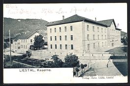 Liestal, Ansicht der Kaserne, Totalansic