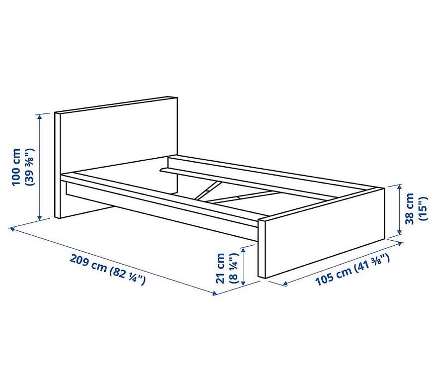 Betten: IKEA MALM Bett 90x200cm – Gebraucht aus Sempach von step79 1