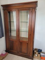 Italienische Echtholz Vitrine