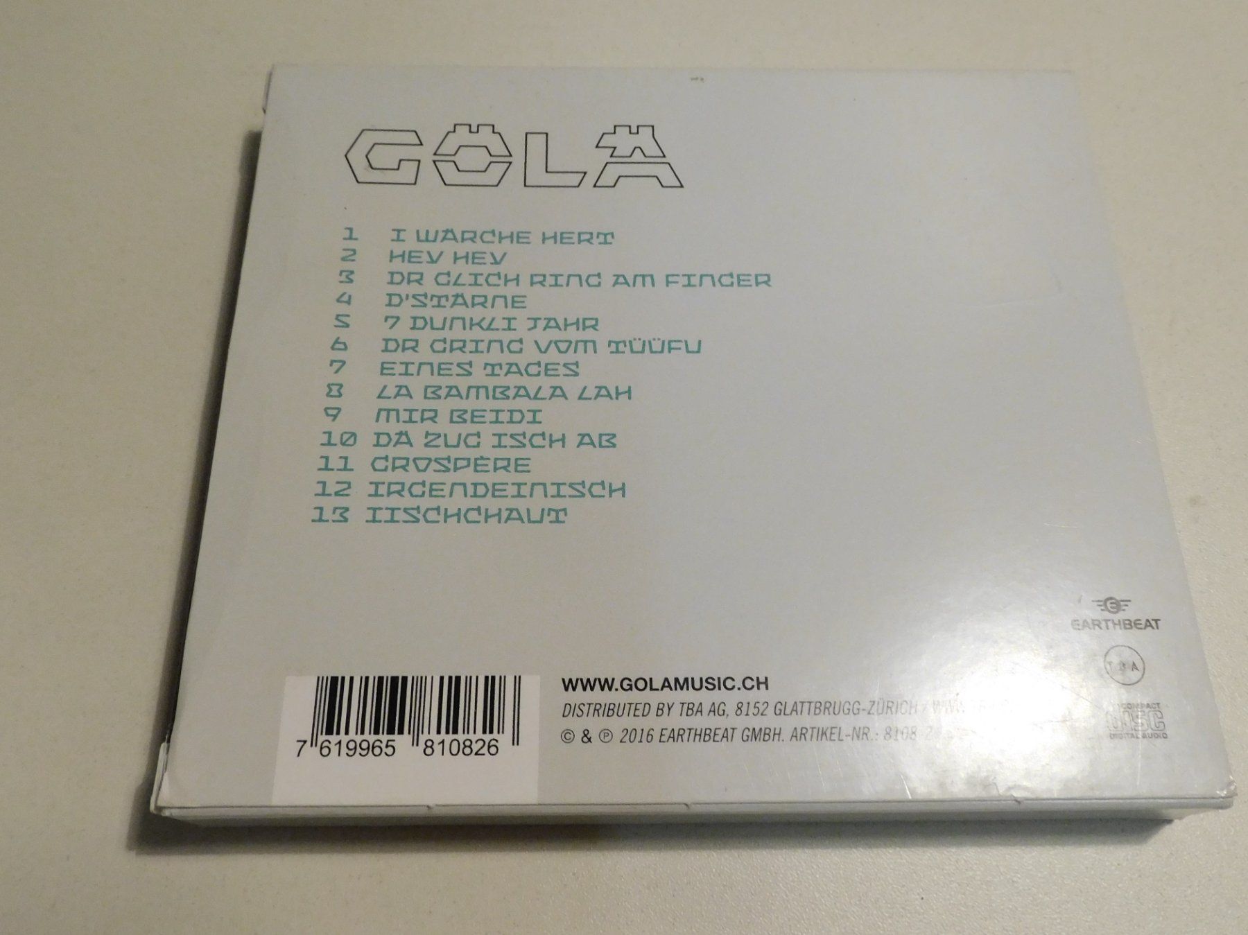 CDs: CD - Göla CD 2016 gut erhalten – D'occasion à Sursee par 76 2