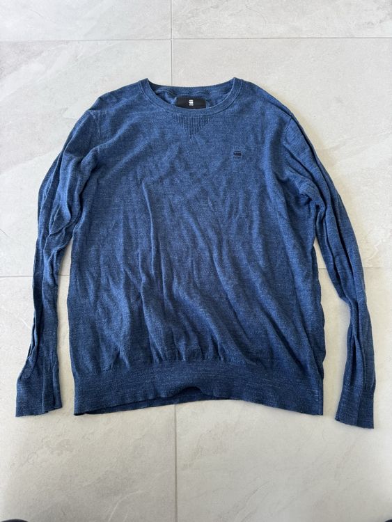 G-Star Raw Herren Pullover, XL, Dunkelblau (Gebraucht) in