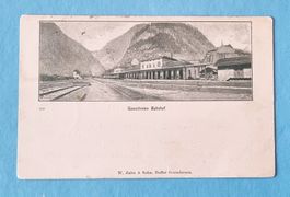 Göschenen - Bahnhof - Gotthardbahn - 1898