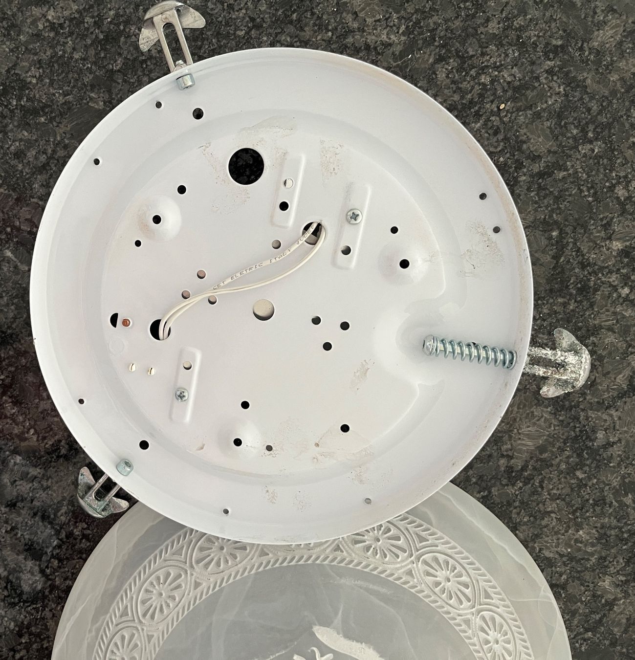 Lampadari & plafoniere: Vintage  - Deckenlampe / Wandlampe  - Glas – Usato da Stetten AG venduto da Brissago25 3
