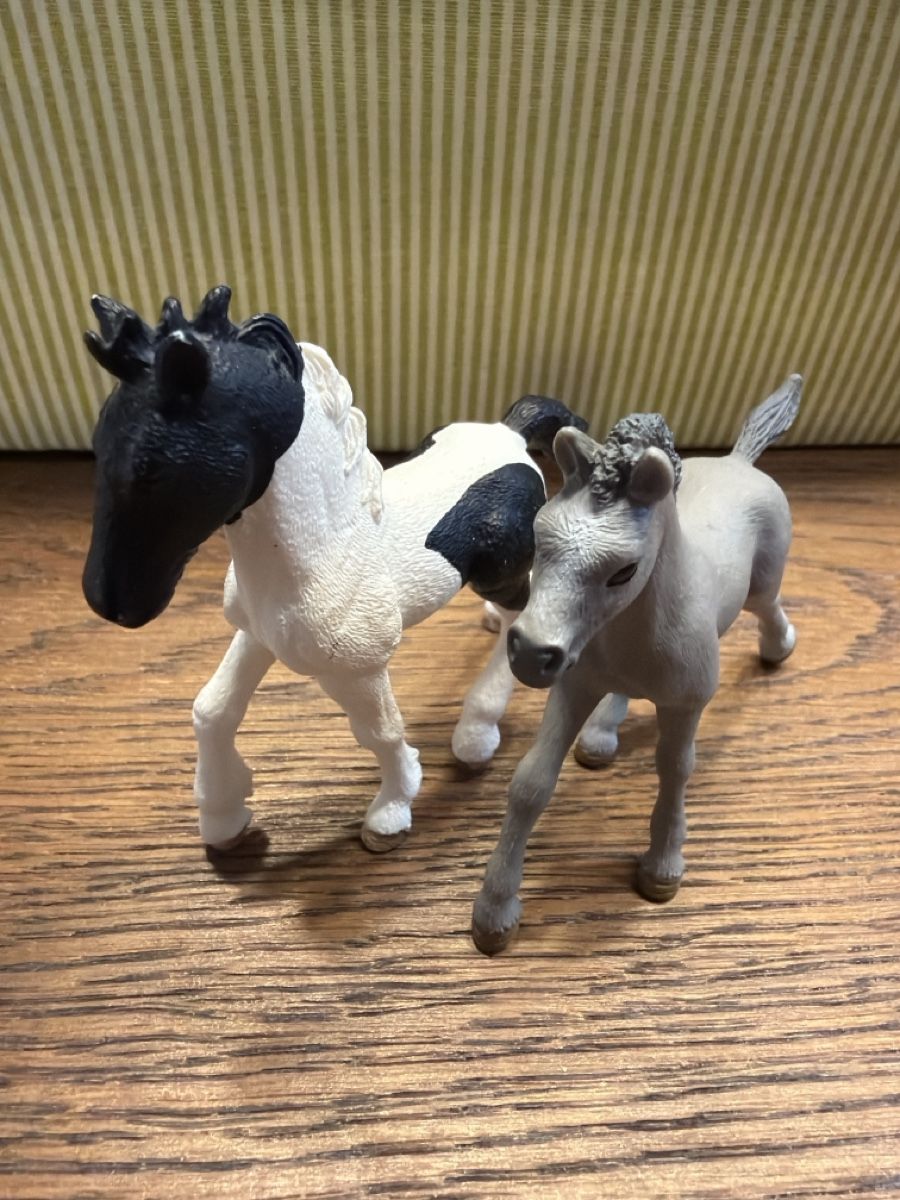 Schleich Giocattoli: Schleich 2 Fohlen  – Usato da Auw venduto da grisu81