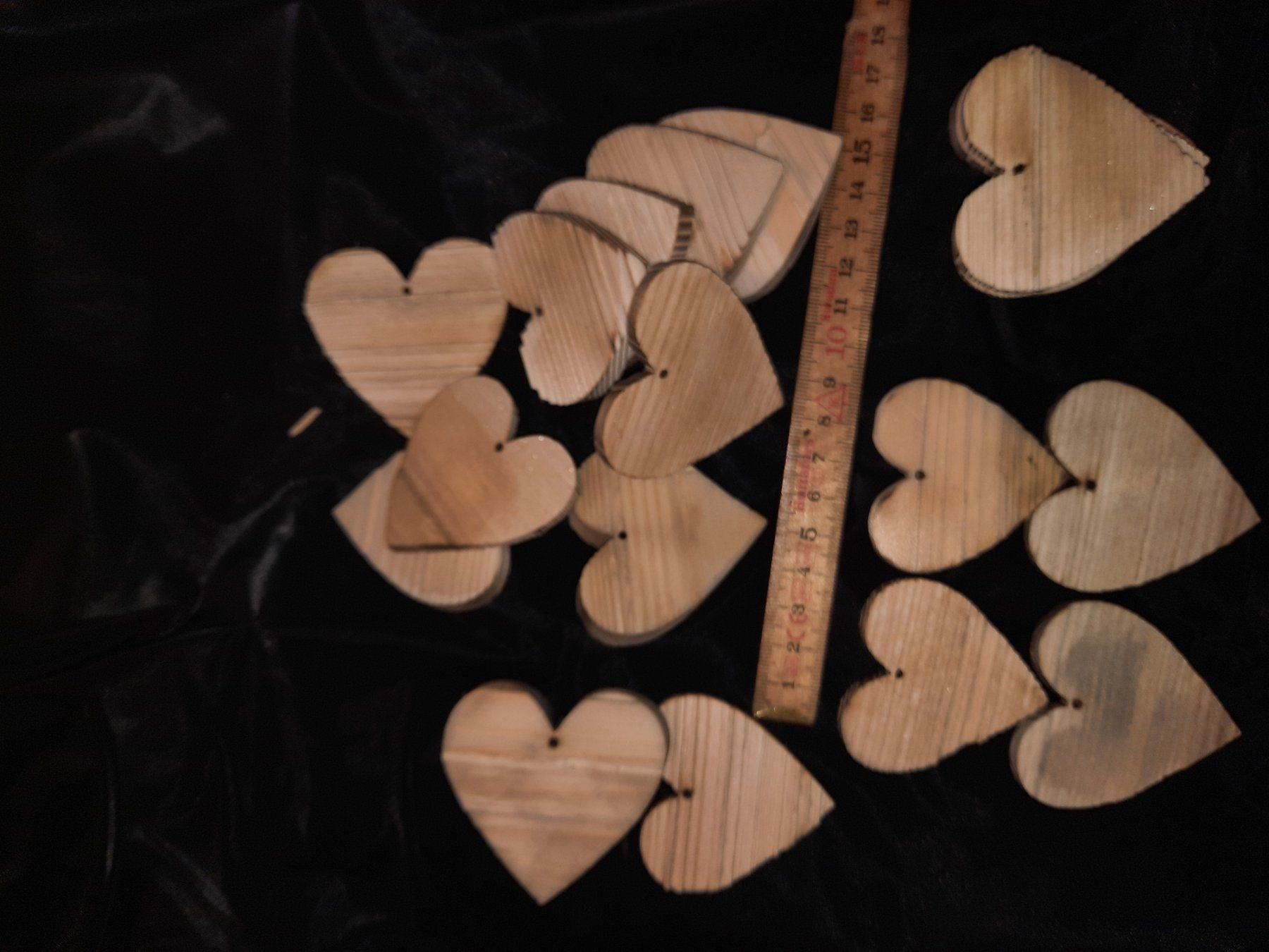 Holzartikel: Deko Holz Herzen 20 Stk. – Neu (gemäss Beschreibung) aus Widnau von Crewo 4