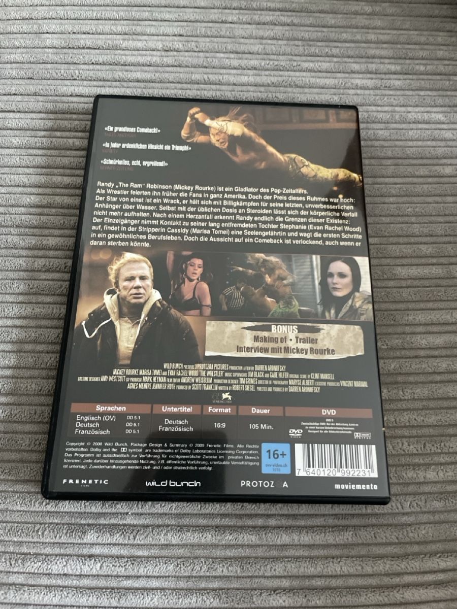 Tutti i DVDs: The Wrestler – Usato da Sargans venduto da Didis 1