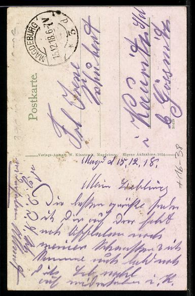 Cartoline postali: Grusskarten-AK Magdeburg, Reisender Sold – Usato da Berlin venduto da bartko-reher 1