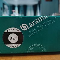 Aramith Billiard Balls 2 1/4" Made in Belgium Set
