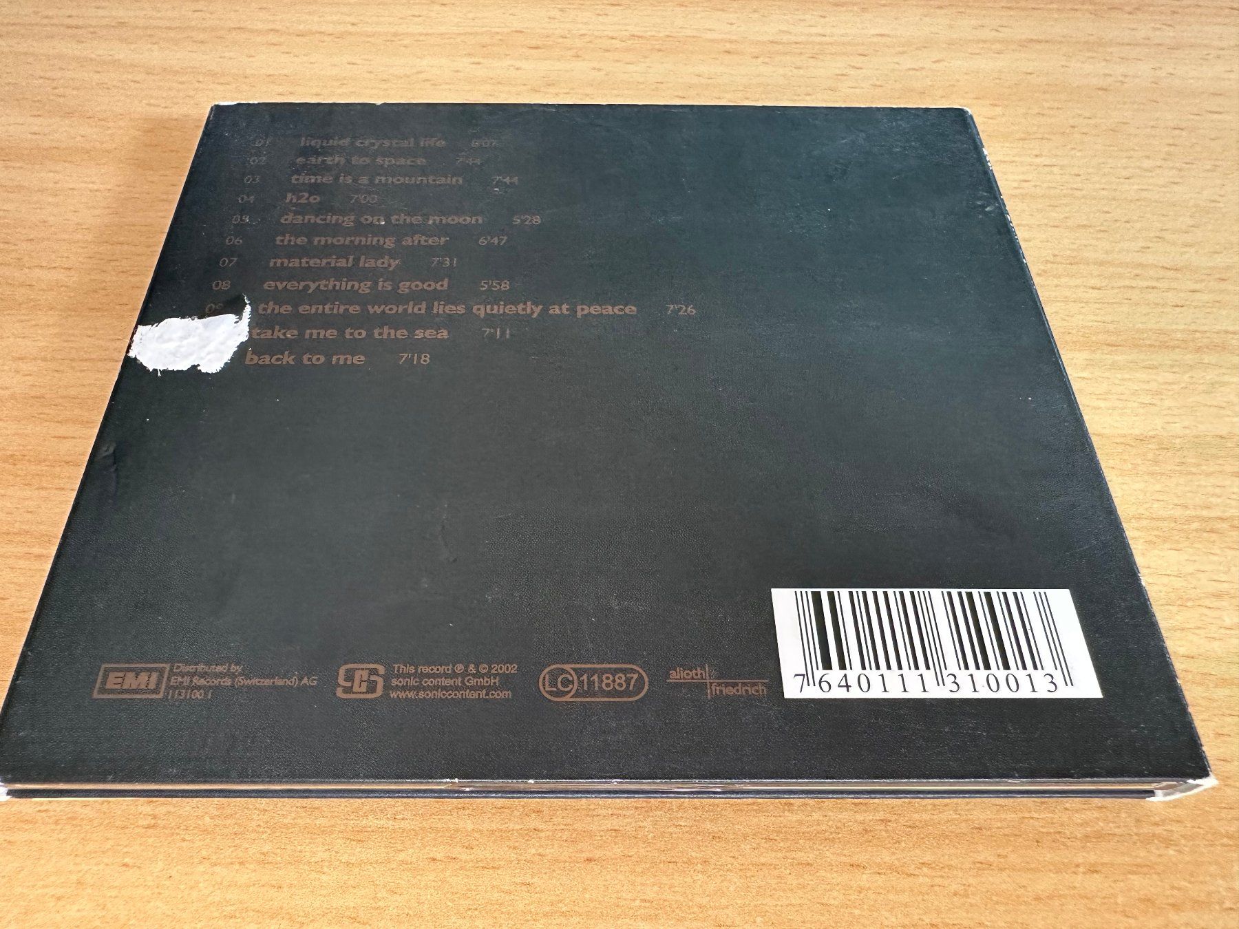 CD: Alioth & Friedrich – Chillout.02 - Nature & Artifice – Usato da Rikon im Tösstal venduto da Alpenmutz 1