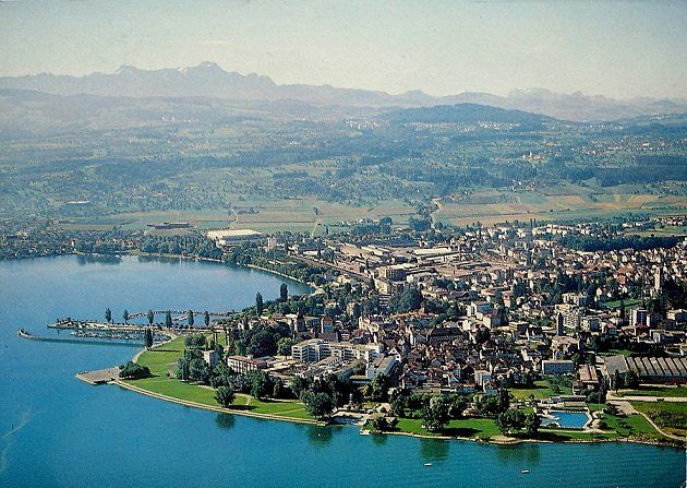 Cartoline postali: ARBON TG Flugaufnahme – Usato da Jona venduto da philajona