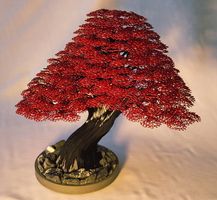Bonsai aus Aluminiumdraht