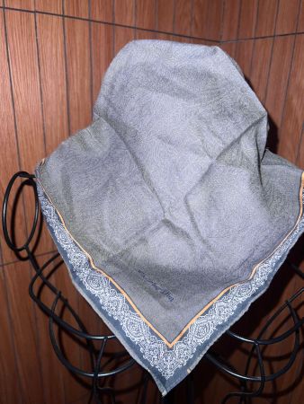 Christian Dior – Vintage Baumwolltuch Anthrazit
