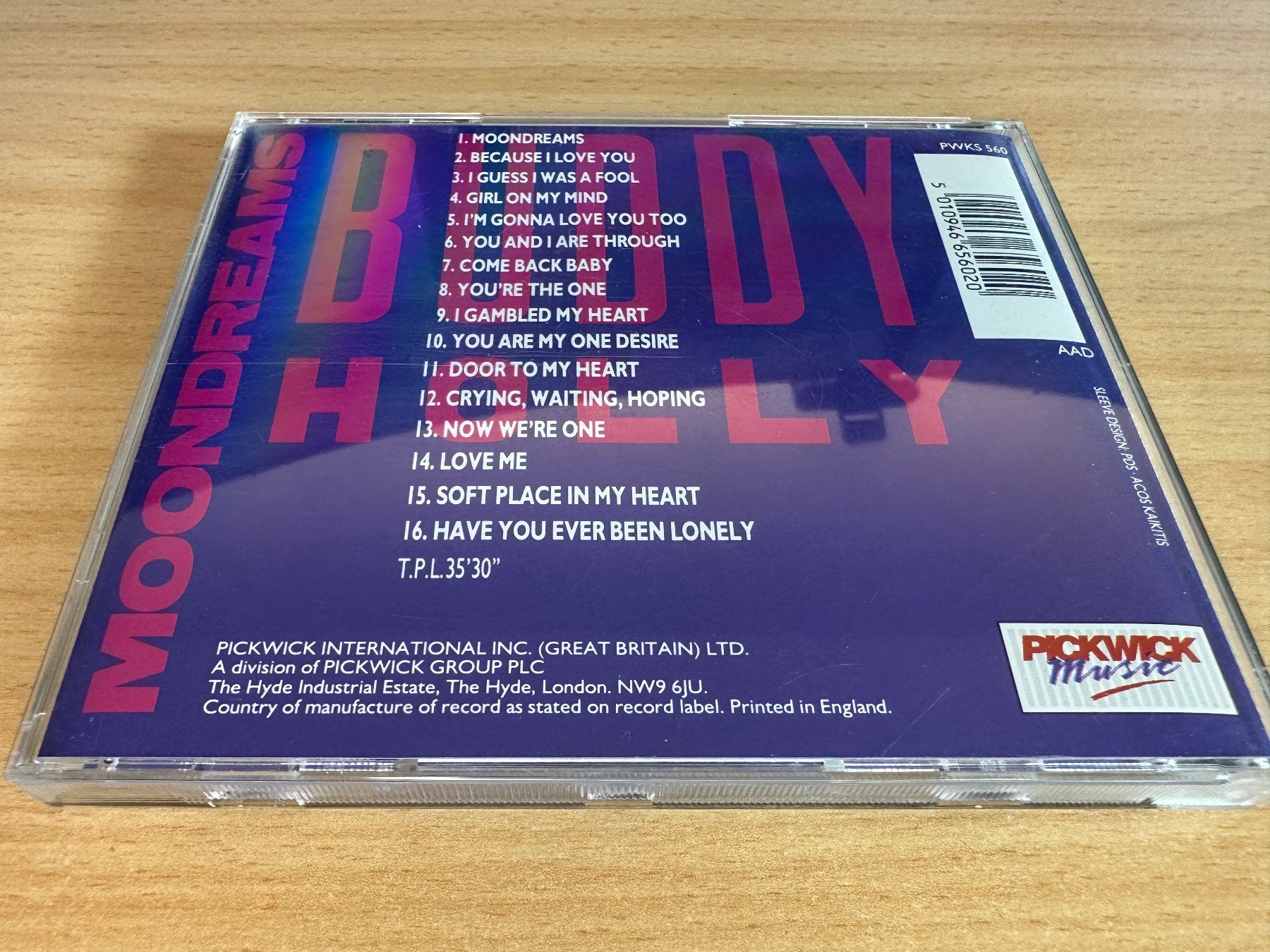 CD: Buddy Holly – Moondreams – Usato da Rikon im Tösstal venduto da Alpenmutz 1