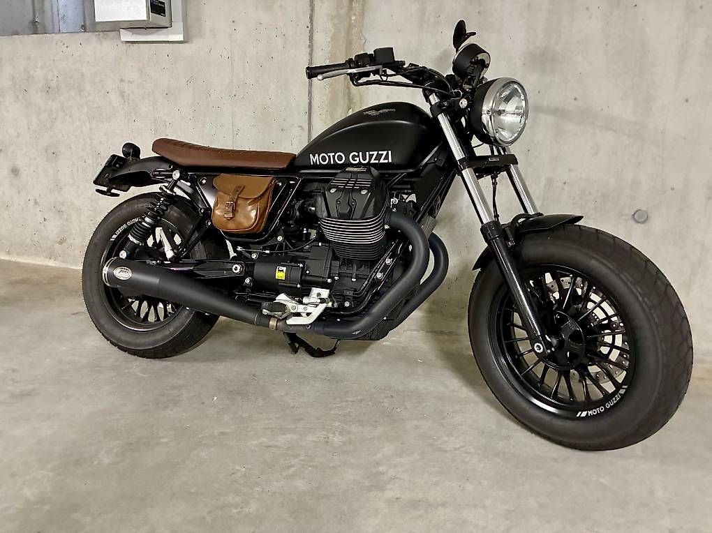 Chopper: Moto Guzzi V9 Bobber 850 – Gebraucht aus Zofingen von Oilcape