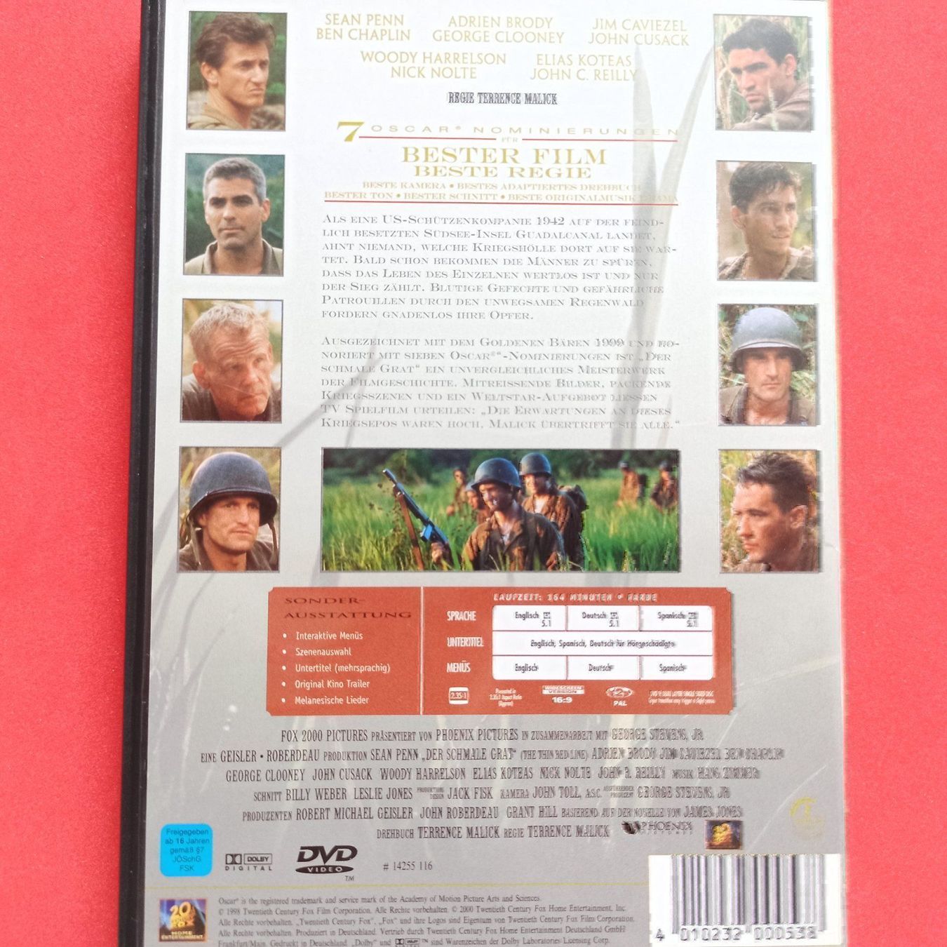 Tutti i DVDs: Der schmale Grat - (1998) – Usato da Dübendorf venduto da kb86_MOVIE 1