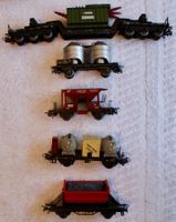 Lot de 5 wagons marchandises Marklin