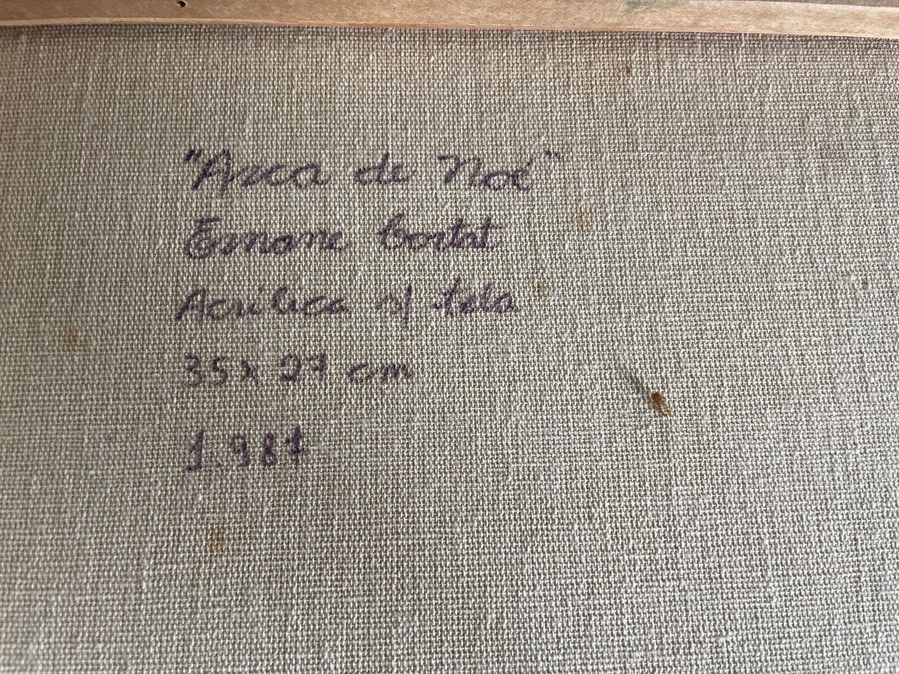 Dipinti: Gemälde Ernane Cortat Arche Noah 1987 Naive Kunst – Usato da Volketswil venduto da rubin74 5