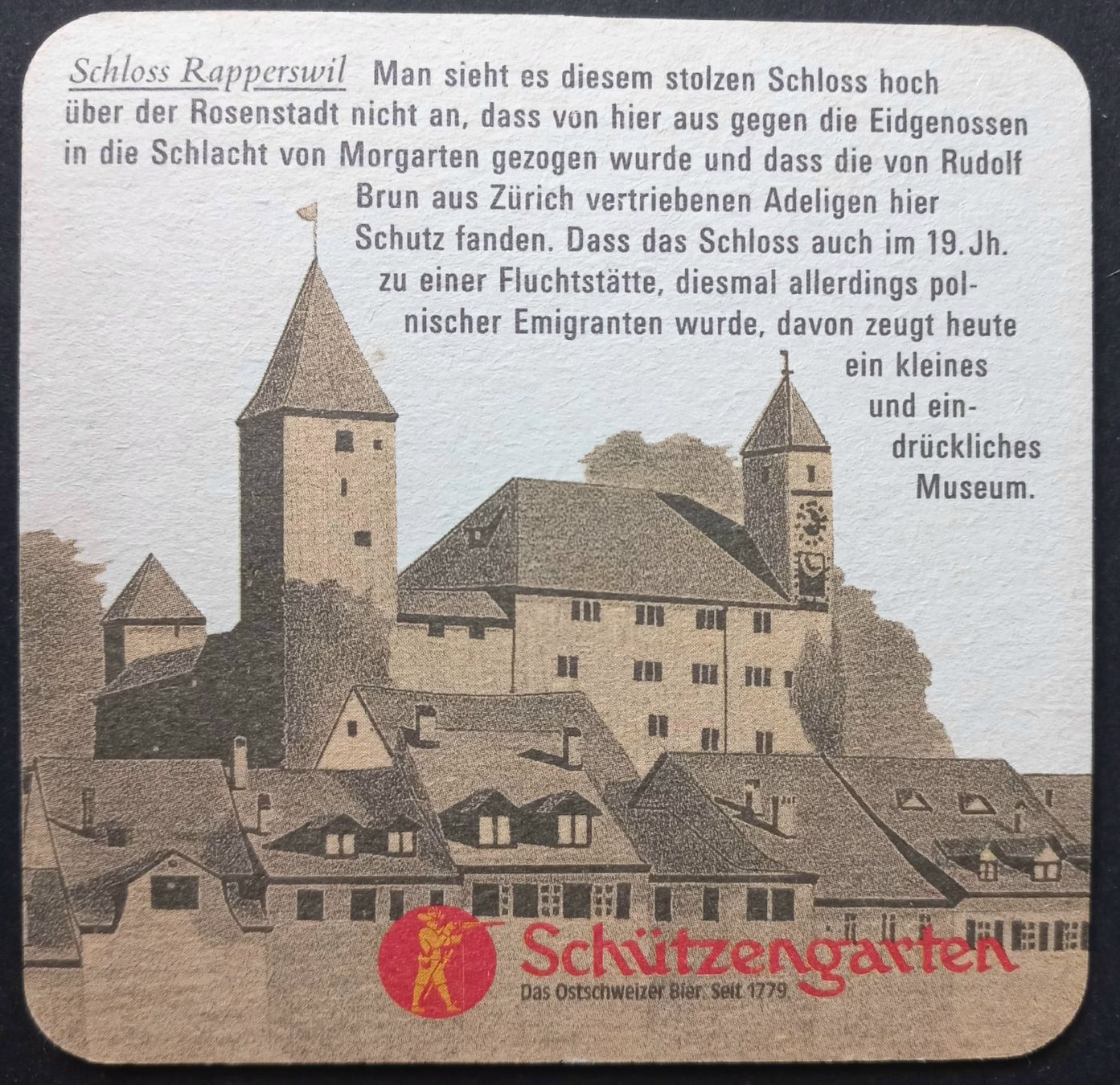 Sottobicchieri: Bierdeckel - Schützengarten - CH – Usato da Niederuzwil venduto da lubimaja