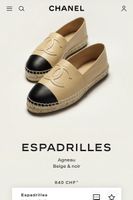 Espadrilles Chanel-taille 37