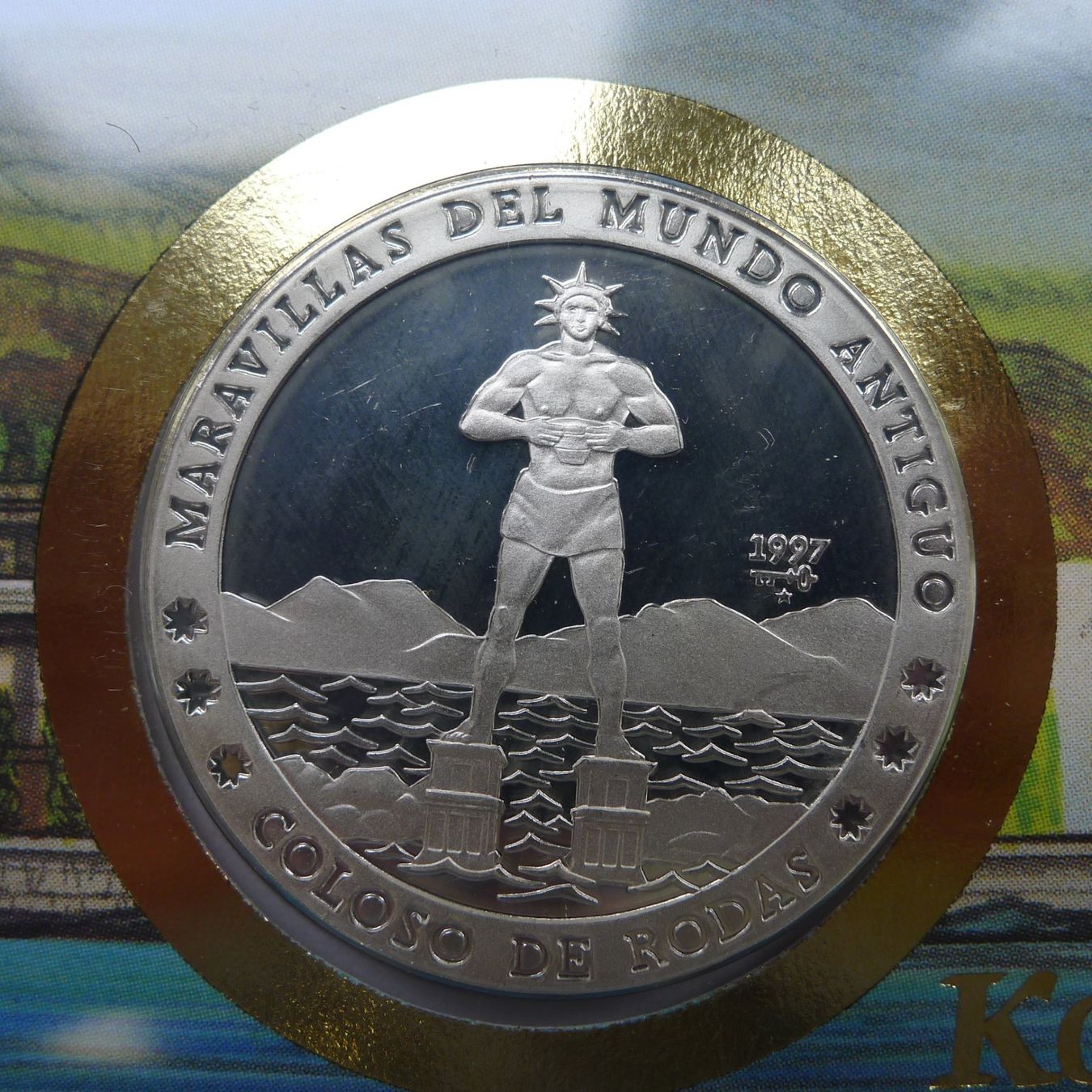 Tutti le monete: 1997, Numisbriefe "Weltwunder der Antike" mit 7 Silbermünzen – Usato da Sursee venduto da Luzernerraute 6