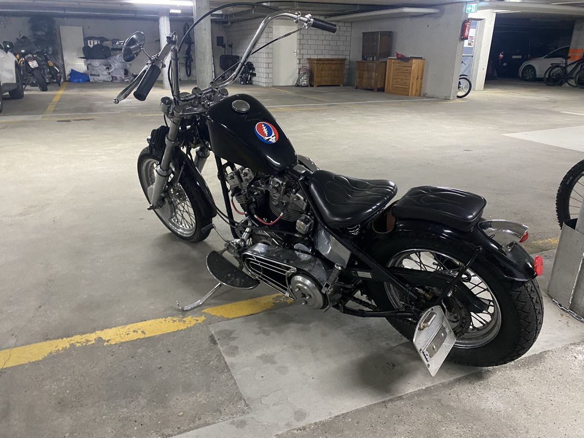 Chopper: Harley Davidson FL  1949 Rarität – Usato da Brütten venduto da Yecil 5