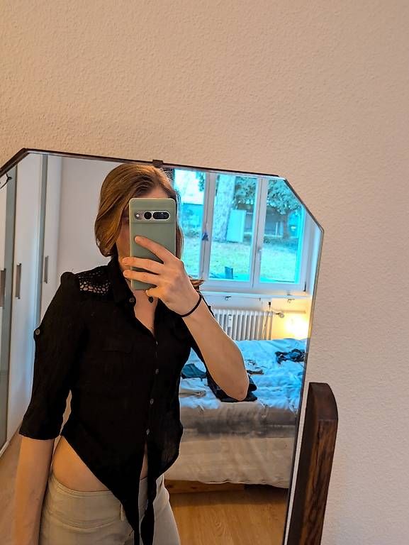 Chemisiers: Vintage schwarze Bluse S – D'occasion à Bern par ber_jsl2 2